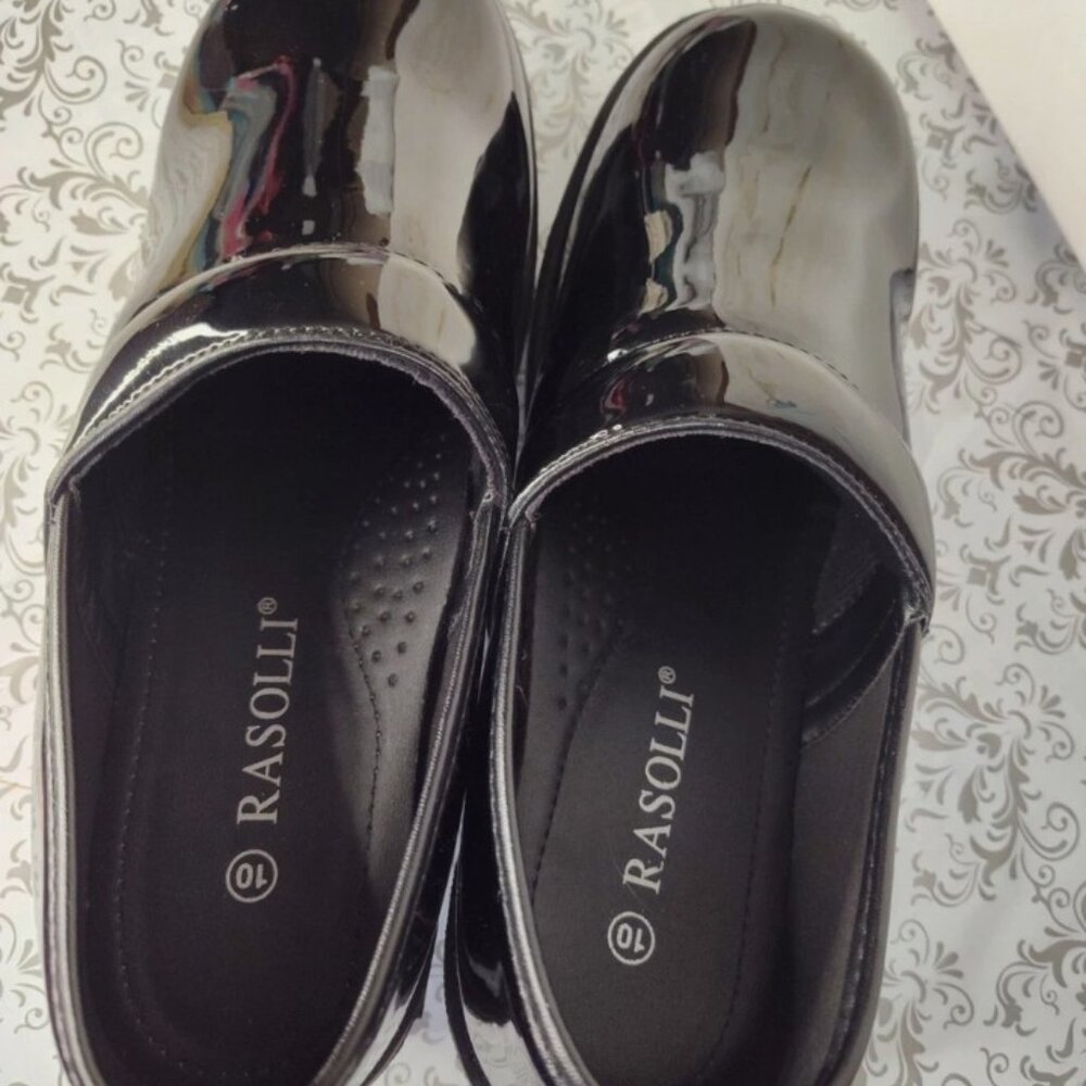 Rasolli Nurse Clog Shoes Women Size 10 Professional Closed Back Color Black